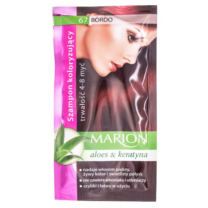 MARION Szamponetka szampon koloryzujący nr.67 BORDO, 40ml main product photo