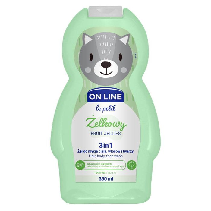 ON LINE OL ZEL PLYN 3W1 TW,CIAL,WL ZELKOWY 350ML main product photo