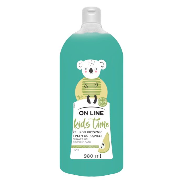 ON LINE OL PLYN PRYSZNIC&KAPIEL 2W1 GRUSZK 980ML main product photo