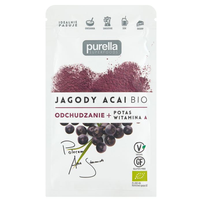 Purella Superfoods Jagody acai bio 21 g main product photo