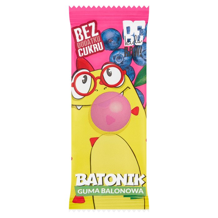 Be Raw! Kids Batonik guma balonowa 25 g main product photo
