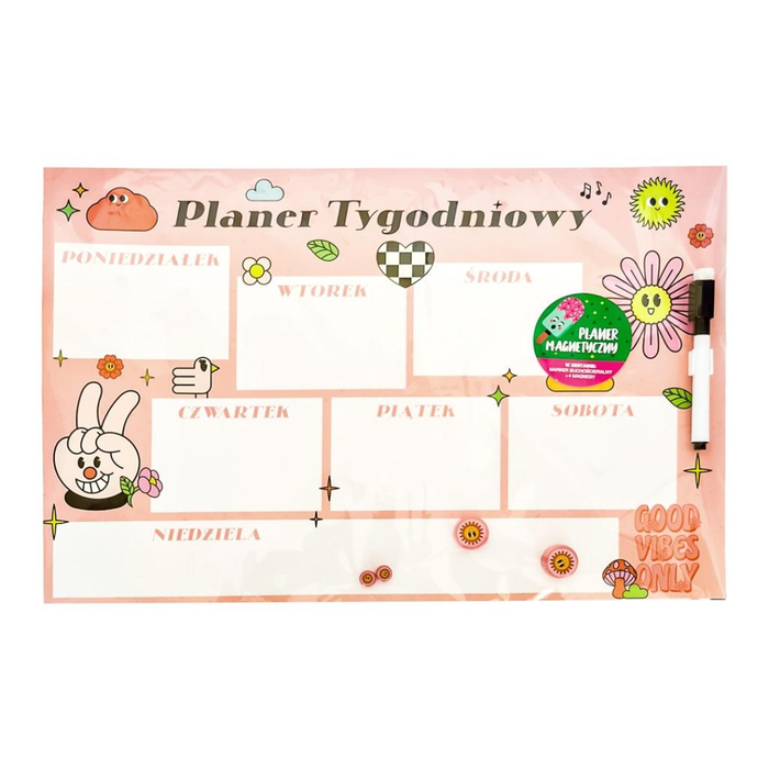 PLANER MAGNETYCZNY GOOD VIBES main product photo