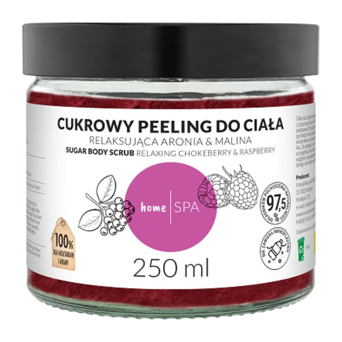 Nova Kosmetyki Home SPA Aronia Malina cukrowy peeling do ciała 250 ml main product photo