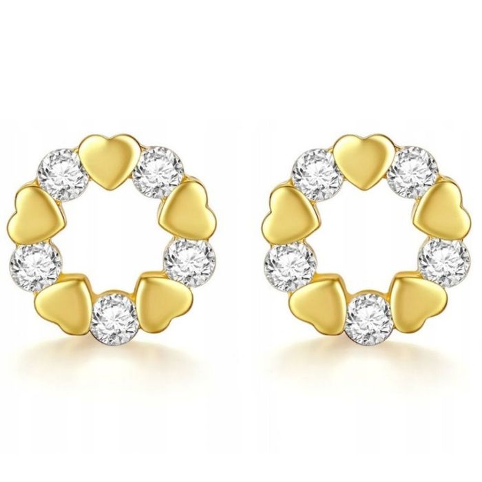 Ecarla KST2856 Cyrkonie Serca kolczyki 2 szt. main product photo