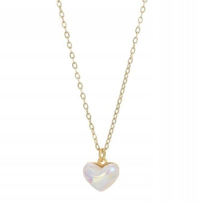 Ecarla NST2170 Białe Serce naszyjnik 1 szt. main product photo