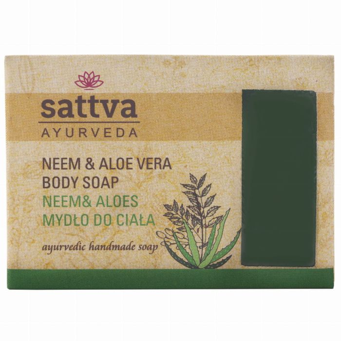 SATTVA mydło do ciała NEEM&ALOES 125G main product photo
