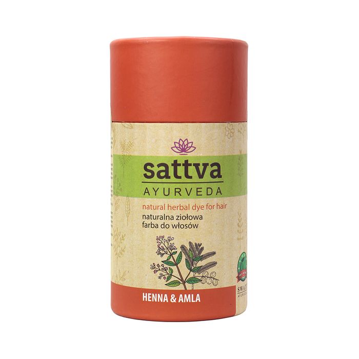 SATTVA AYURVEDA ZIOL.FARBA D/WL.HENNA Z AMIA 150G main product photo