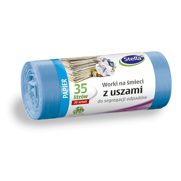 STELLA WORKI NA ŚMIECI DO SEGREGACJI (PAPIER) 35L - 20szt. main product photo