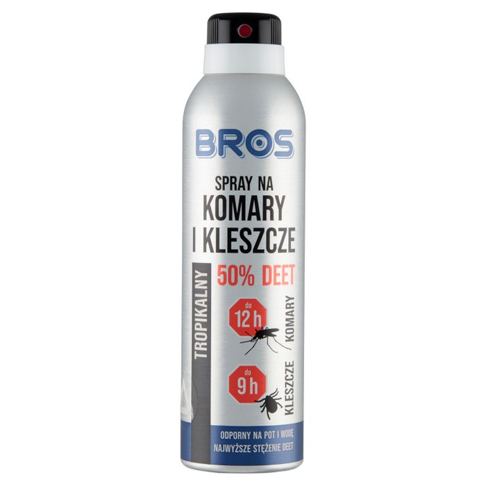 Bros Spray na komary i kleszcze 50% DEET tropikalny 180 ml main product photo