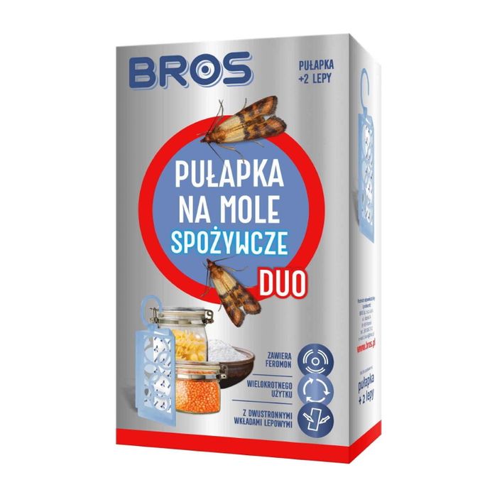 BROS pułapka na mole spożywcze DUO+2WKLADY main product photo