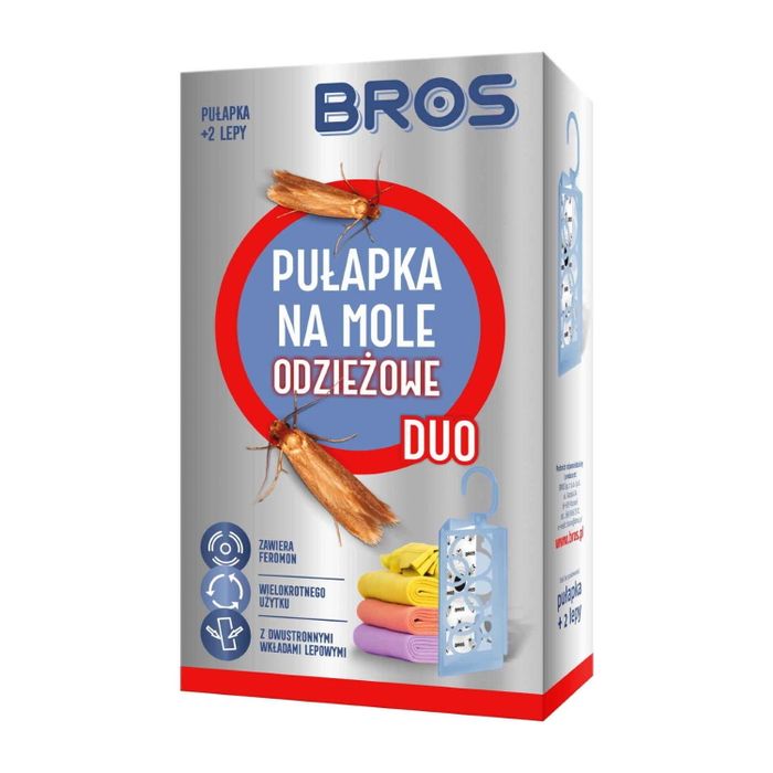 BROS pułapka na mole odzieżowe Duo + 2 wkłady main product photo