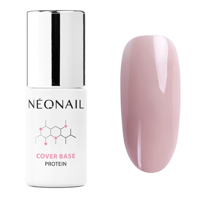 NEONAIL BAZA HYBRYDOWA COVER BASE PROTEIN SOFT NUDE 7,2 ML main product photo