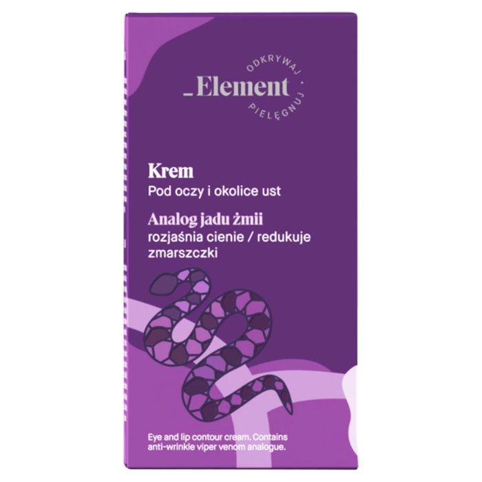 Element Krem pod oczy i okolice ust analog jadu żmii 30 ml main product photo