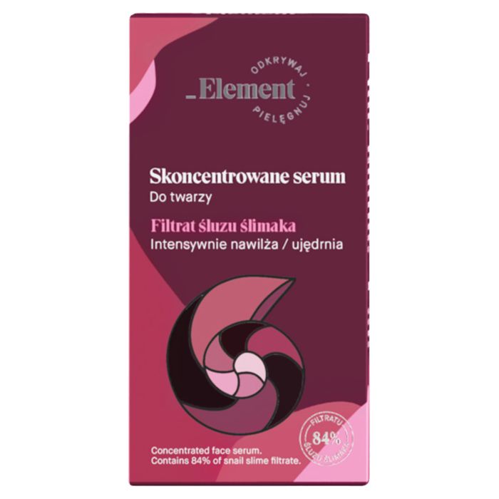 Element Skoncentrowane serum do twarzy filtrat śluzu ślimaka 30 ml main product photo