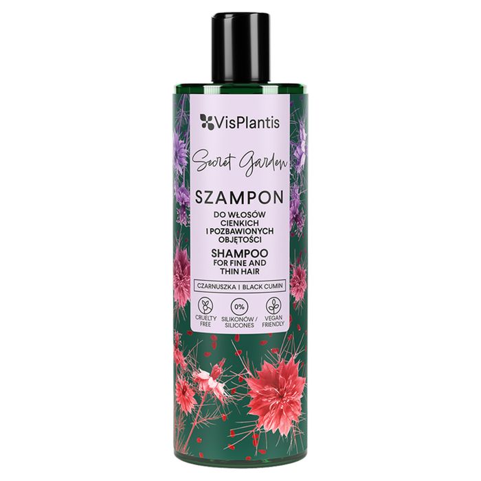 Vis Plantis Secret Garden Szampon do włosów cienkich i pozbawionych objętości 400 ml main product photo