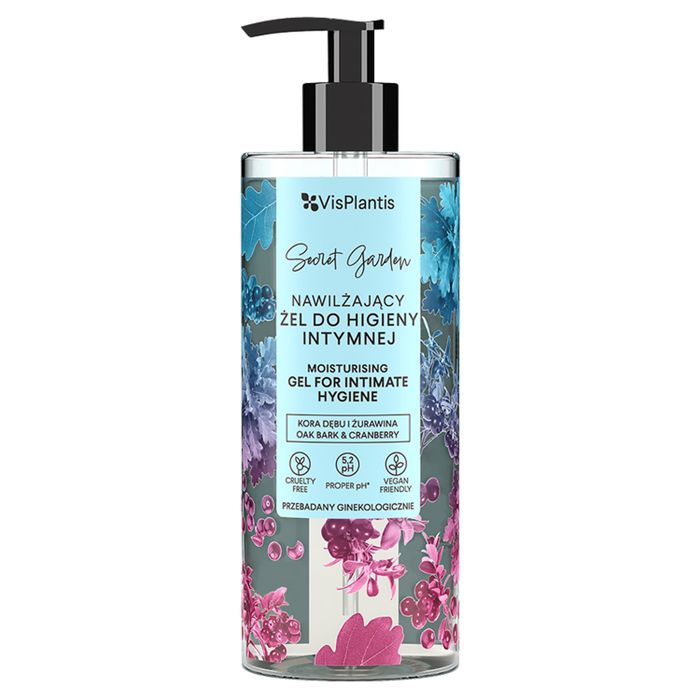 Vis Plantis Secret Garden Nawilżający żel do higieny intymnej kora dębu i żurawina 300 ml main product photo