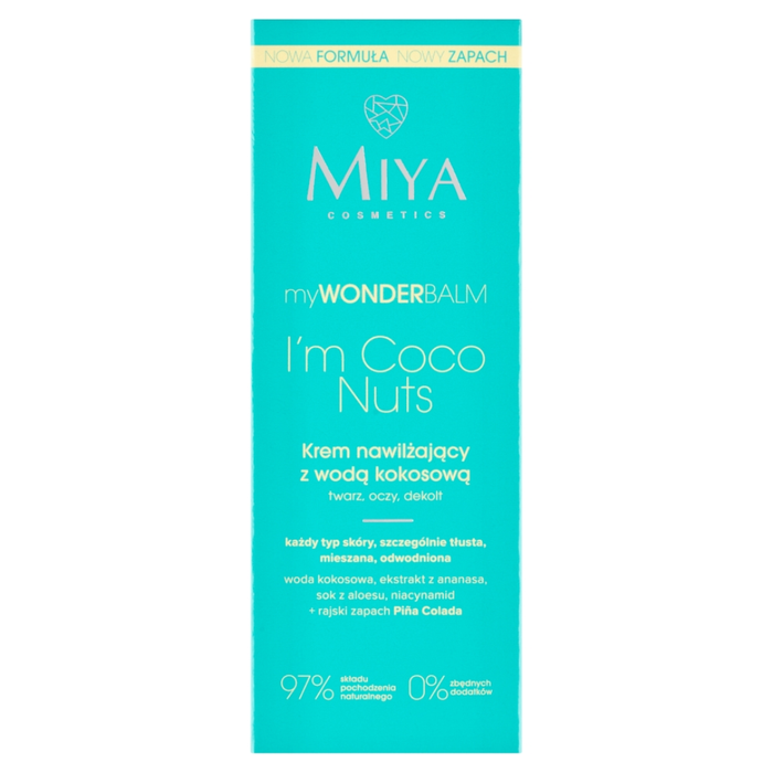 MIYA MyWonderBalm krem nawilżający z wodą kokosową 75 ml main product photo