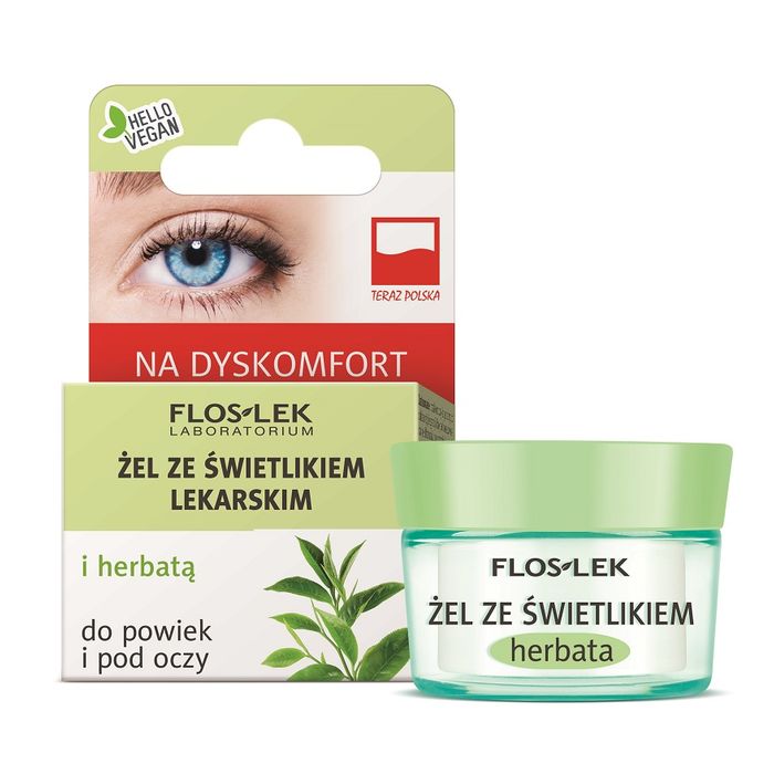 FLOSLEK żel po oczy SWIETLIK - HERBATA 10G main product photo