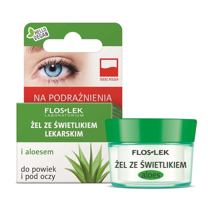 FLOSLEK ŻEL POD OCZY ŚWIETLIK ALOESOWY 10G main product photo
