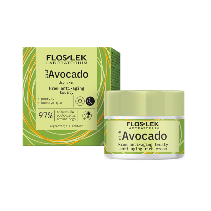 FLOSLEK AVOCADO KR AN.AGI TŁU/DZ/N 50ML main product photo