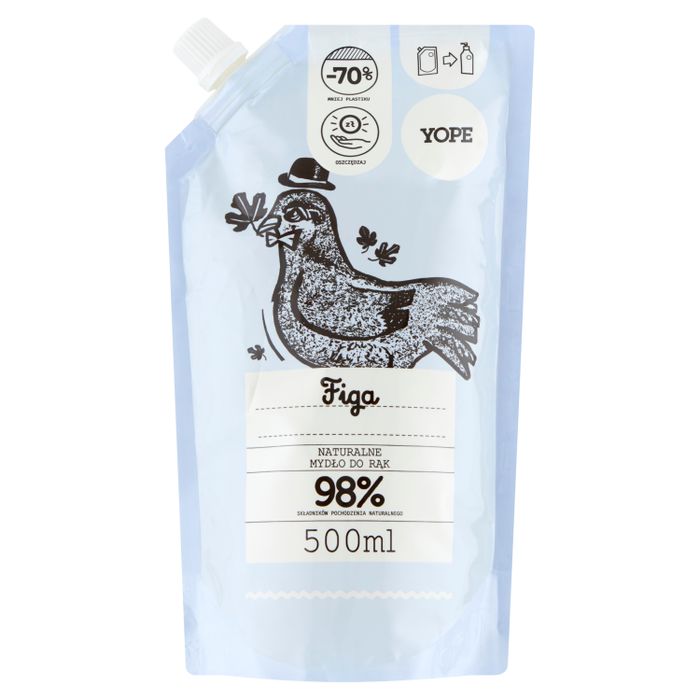 Yope Naturalne mydło do rąk figa 500 ml main product photo