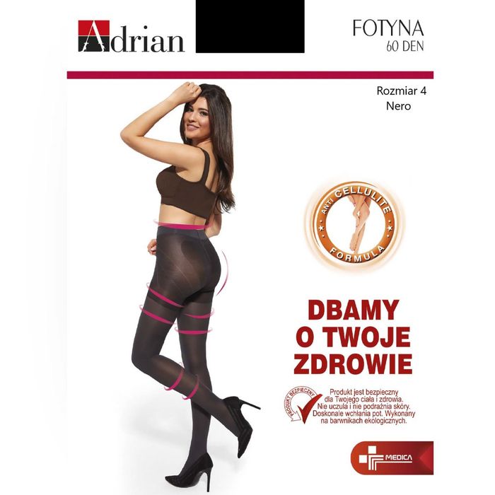 ADRIAN RAJ ANTYCELLULITOWE FOTYNA 60 DEN ROZ.4 main product photo