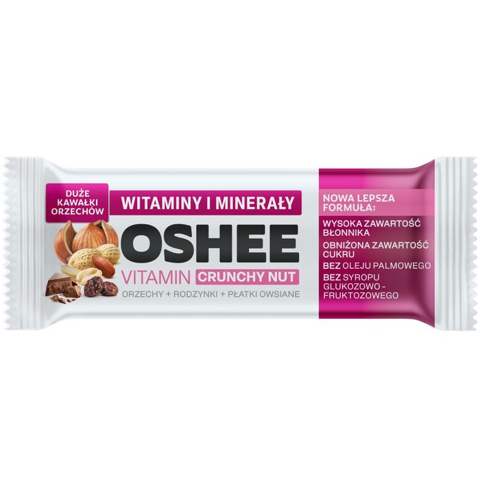 OSHEE VITAMIN MUSLI BAR RODZ.ORZECHY40G main product photo