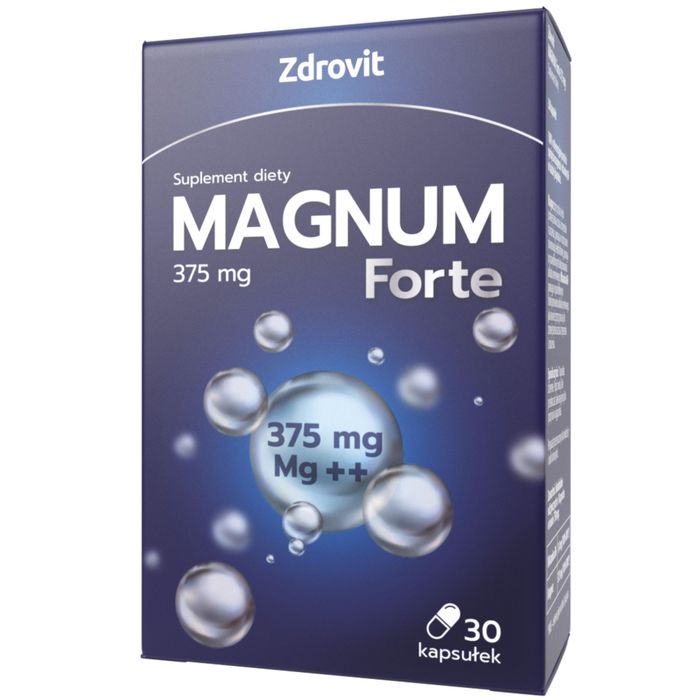Zdrovit Magnum Forte 375 mg 30 kapsułek main product photo