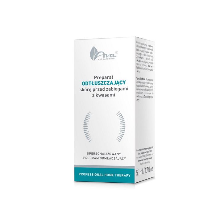AVA preparat odtłuszczający skórę przed zabiegami Home Therapy 50 ml main product photo