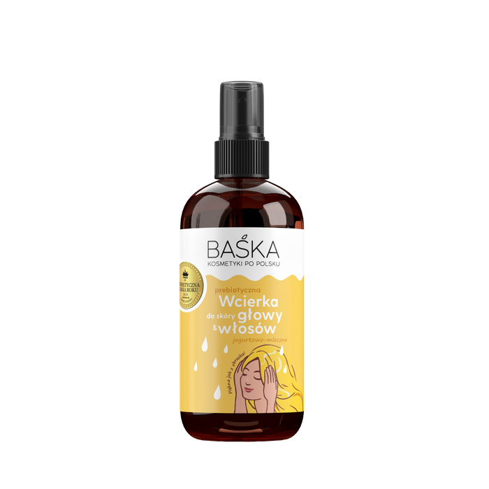 BAŚKA prebiotyczna Wcierka do skóry głowy i włosów jogurtowo mleczna 100 ml main product photo