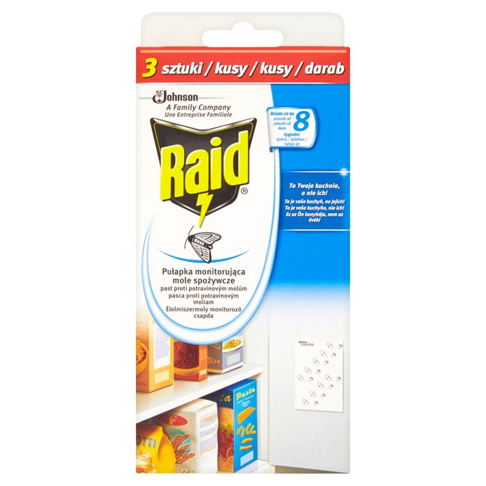 Raid Pułapka monitorująca mole spożywcze 3 sztuki main product photo