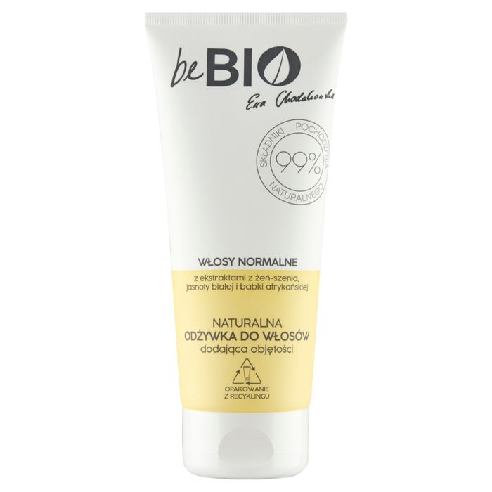 beBIO Ewa Chodakowska Naturalna odżywka do włosów dodająca objętości włosy normalne 200 ml main product photo