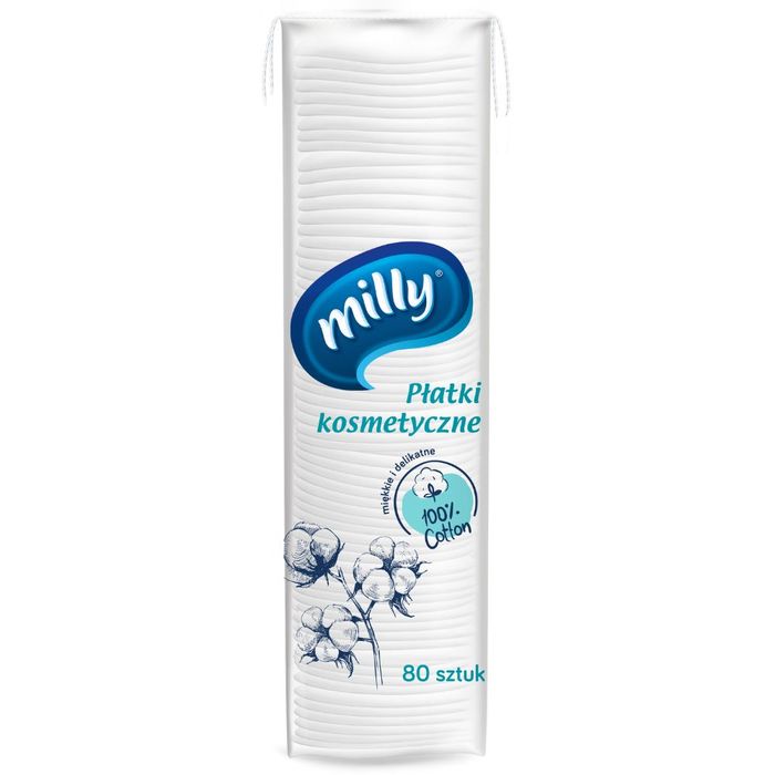 Milly płatki kosmetyczne 80 sztuk main product photo
