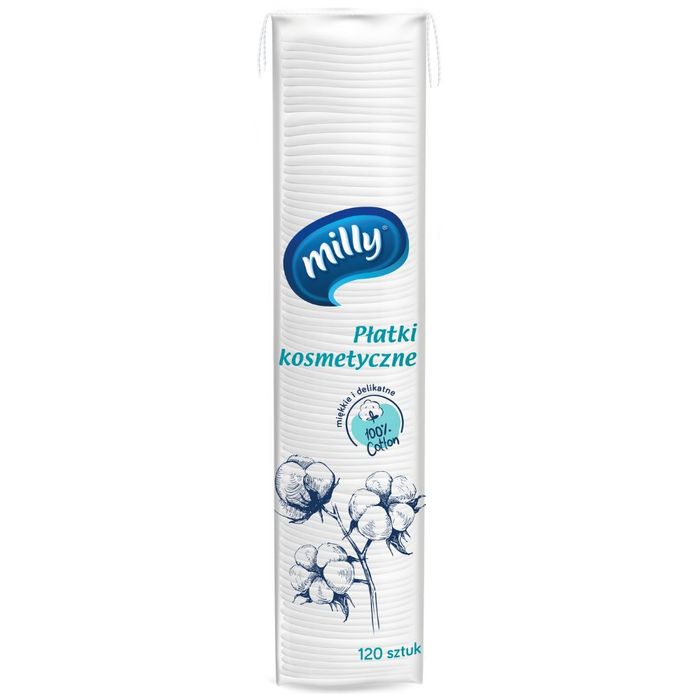 Milly płatki kosmetyczne 120 sztuk main product photo