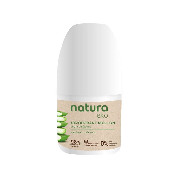 NATURA EKO DEZODORANT ROLL-ON ALOES SKÓRA DELIKATNA 50 ML main product photo