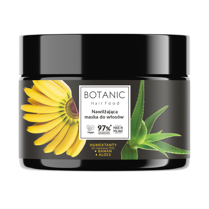 BOTANIC nawilżająca maska do włosów Banan&Aloe 400ml main product photo