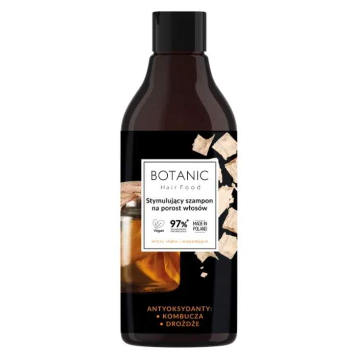 Botanic szampon do włosów stymulujący Kombucha&Drożdze 500ml main product photo