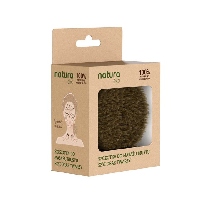 Natura Eko szczotka do masażu biustu, szyi i twarzy 1szt main product photo