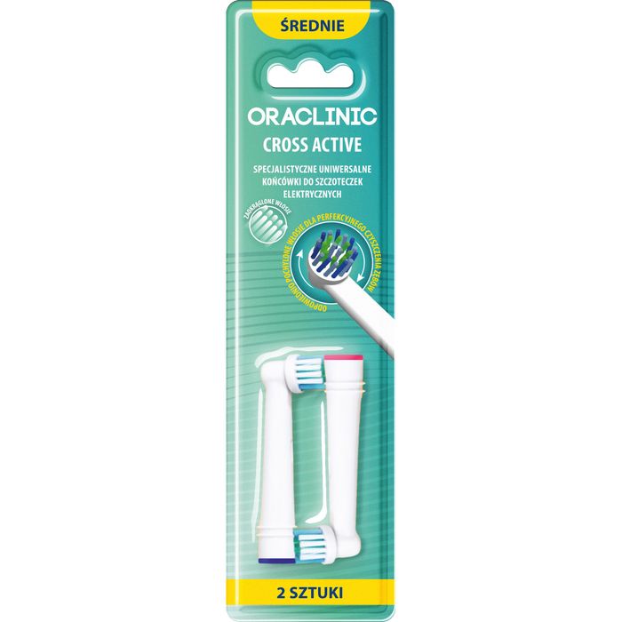Oraclinic końcówki do szczoteczek Cross Active 2szt main product photo