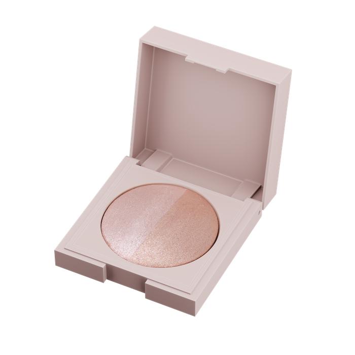 Daso Beauty wypiekany rozświetlacz Duo Cream&Honey 01 main product photo