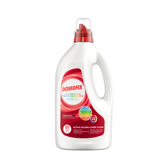 Domofix płyn do prania tkanin kolorowych 1,5L main product photo