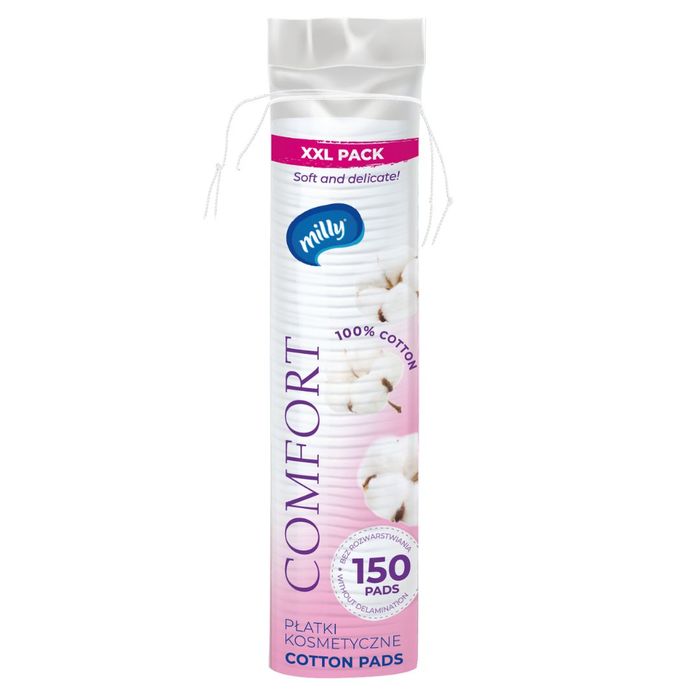 Milly płatki kosmetyczne Comfort 150 sztuk main product photo