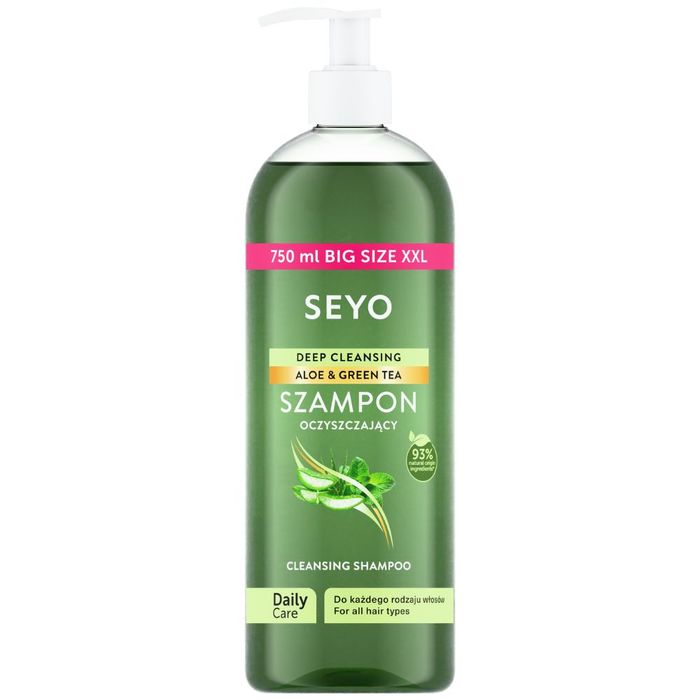 SEYO Aloe Green Tea szampon oczyszczający 750 ml main product photo