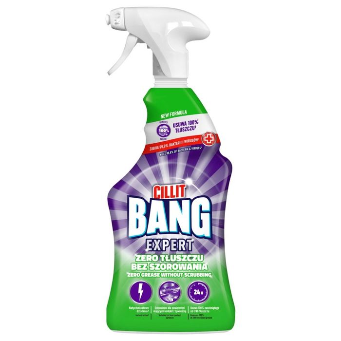 Cillit Bang Expert Spray zero tłuszczu bez szorowania 750 ml main product photo