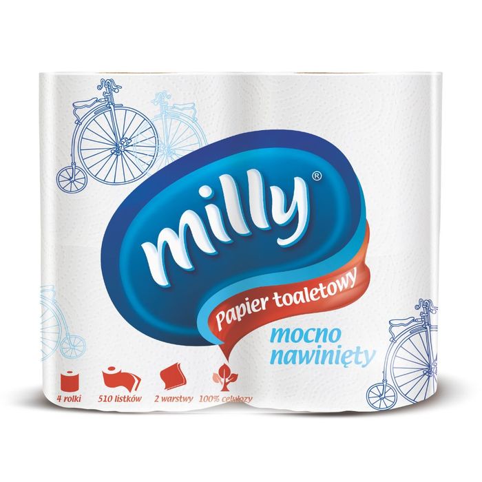 Milly papier toaletowy 4 rolki main product photo