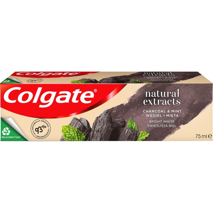 Colgate Natural Extracts Charcoal + White Pasta do zębów 75 ml main product photo