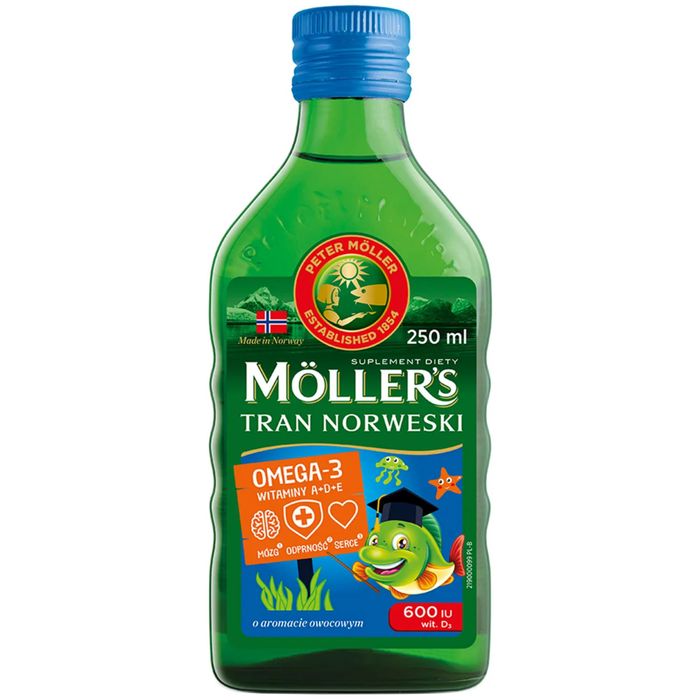 Möller's Tran Norweski owocowy 250 ml main product photo