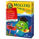 Möller’s Omega-3 Rybki żelki malinowe 36 sztuk