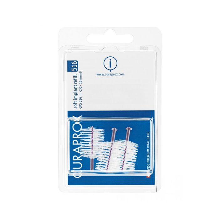 CURAPROX CPS 516 SOFT IMPL REFIL 3X FIOL main product photo