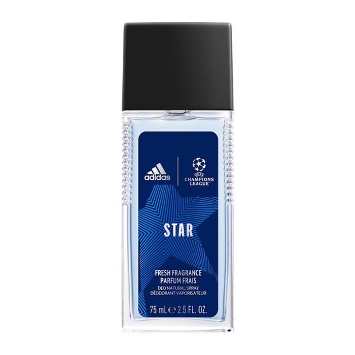 Adidas Uefa Champions League Star Edition odświeżający dezodorant w naturalnym sprayu 75ml main product photo